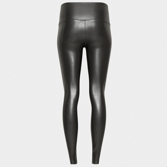 Aritzia Wilfred black vegan leather Daria high rise legging pants - XS NWOT - Picture 7 of 7